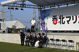宝くじ大抽選会(実行委員会取材班撮影) 宝くじ大抽選会