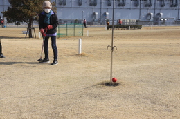 ホールインの瞬間3連発(ホームページ委員会撮影) ホールインの瞬間3連発