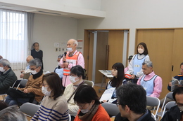 各班からの報告(ホームページ委員会撮影) 各班からの報告